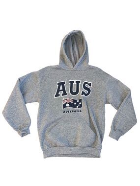 Australia Gray Mr. Kangaroo Hoodie Size Small
